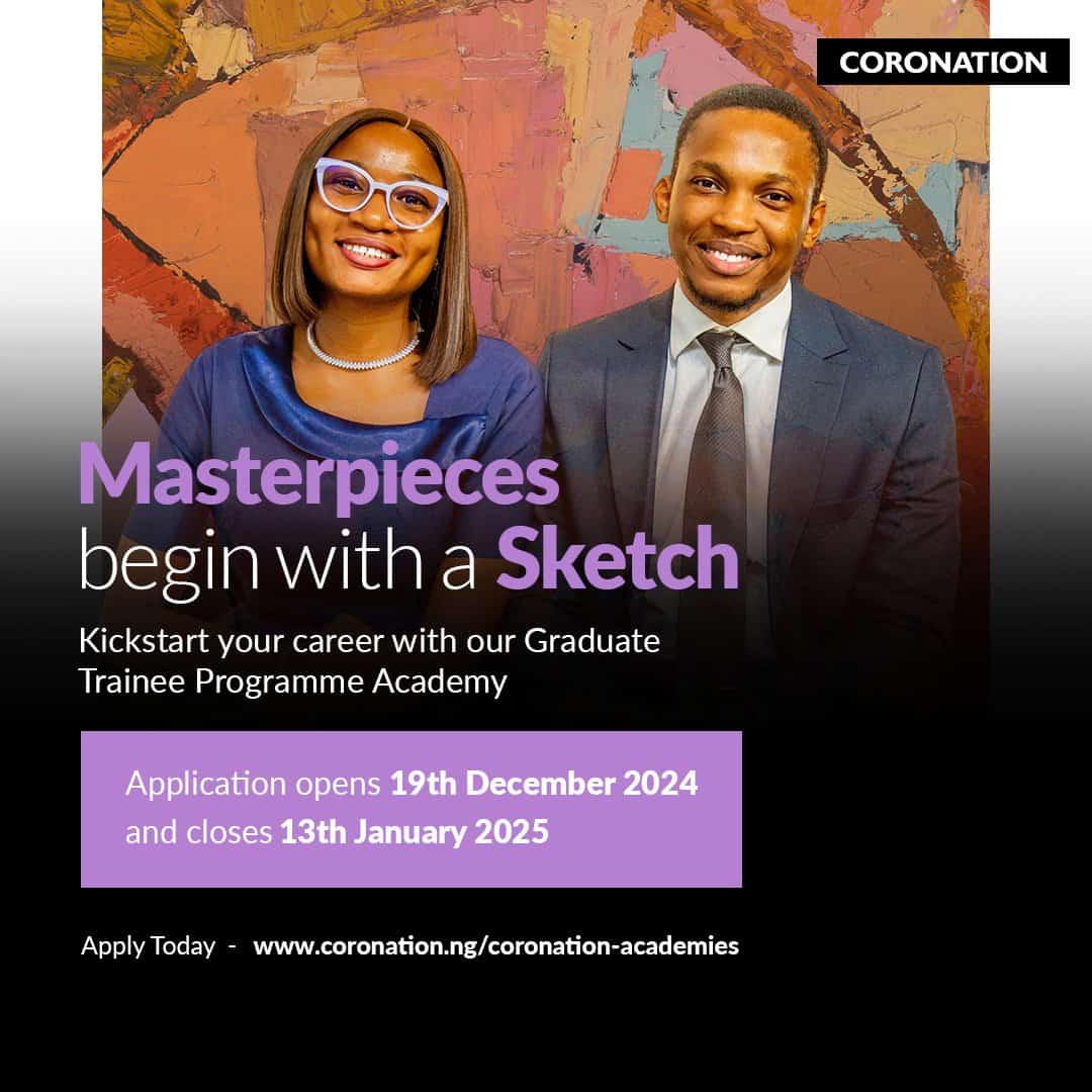 Coronation Graduate Trainee Programme 2025 1 Coronation 2025 Graduate Trainee Programme
