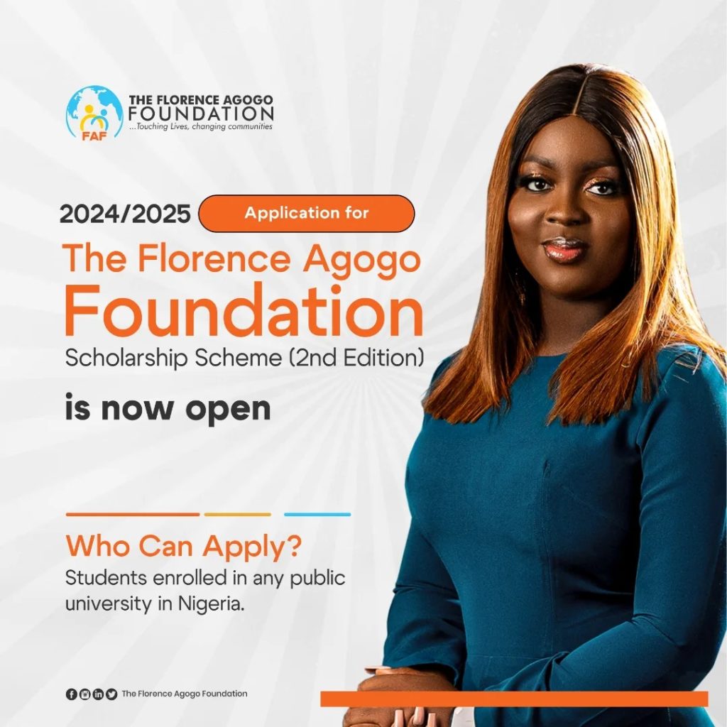 Florence Agogo Foundation Scholarship 2025 20 Florence Agogo Foundation Scholarship 2025