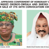 ABU 44th Convocation Honorary Degrees Recipients 5 ABU 44th Convocation Honorary Degrees Recipients