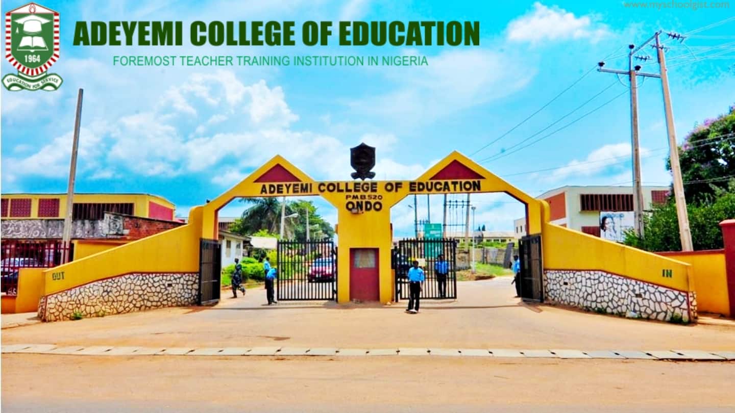 Adeyemi University Ondo Post UTME/DE Form 2024/2025 1 Adeyemi Federal University of Education Post UTME/Direct Entry Form