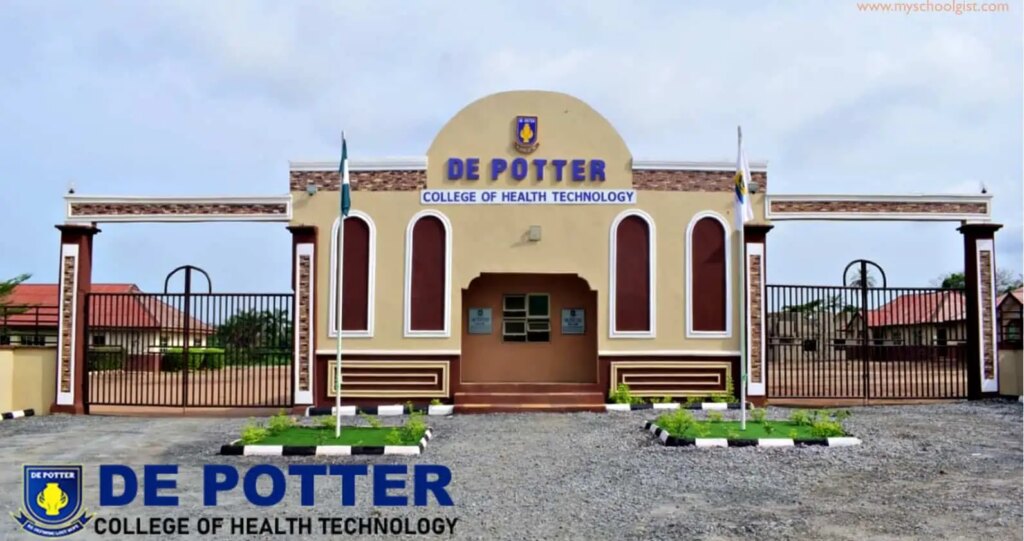De Potter College of Health Technology Form 2025/2026 22 De Potter College of Health Technology Form 2025/2026