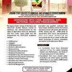 Jigawa State College of Remedial and Advanced Studies IJMB & ND admission, 2024/2025