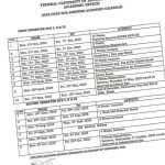 FUE, Zaria NCE 2nd semester amended academic calendar, 2024/2025 5 FUE, Zaria NCE 2nd semester amended academic calendar, 2024/2025