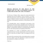 OAU notice on delay in the production of students’ ID card