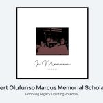 Herbert Olufunso Marcus Memorial Scholarship 2025