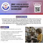 Jericho Businessmen Club Scholarship Scheme 2025