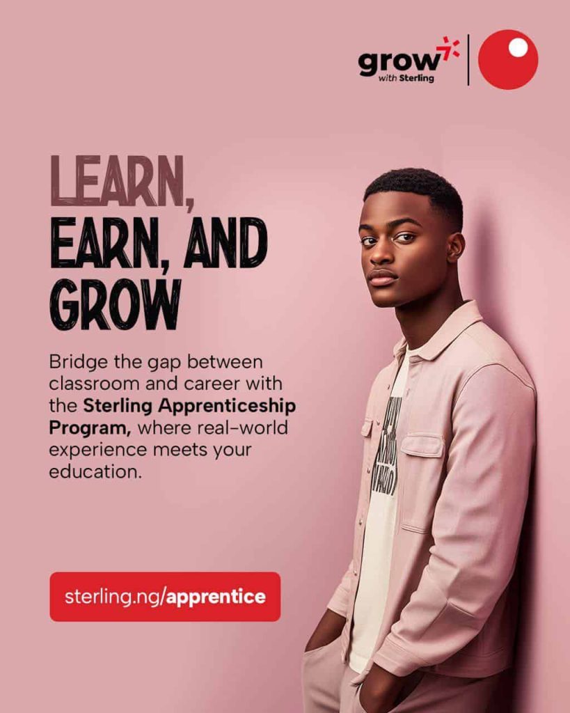 Apply for the Sterling Apprenticeship Programme 2025 18 Apply for the Sterling Apprenticeship Programme 2025