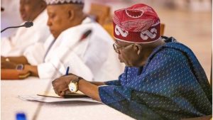 PRESIDENT BOLA TINUBU’S STATEMENT ON THE SECOND ANNIVERSARY OF HIS ADMINISTRATION ON MAY 29, 2025 1 Tinubu signing