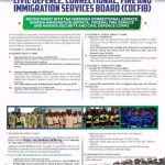 CIVIL DEFENCE, CORRECTIONAL, FIRE AND IMMIGRATION SERVICE BOARD RECRUITMENT DATE